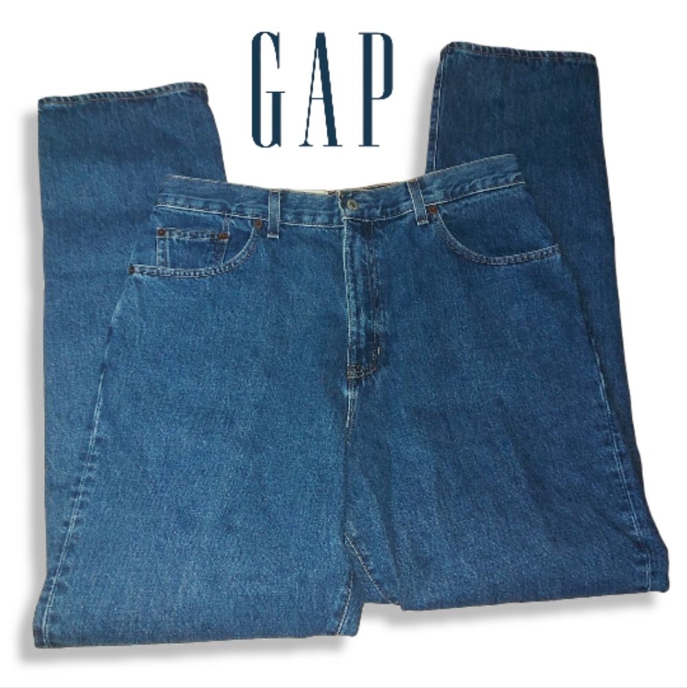 Gap Classic Fit Stonewash Jeans 16 Long